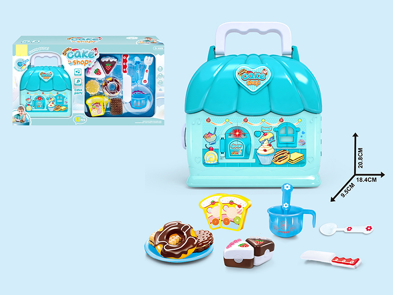 Boy Cake Dessert Cart Set With Light And Music