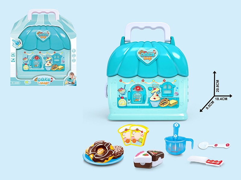 Boy Cake Dessert Cart Set With Light And Music