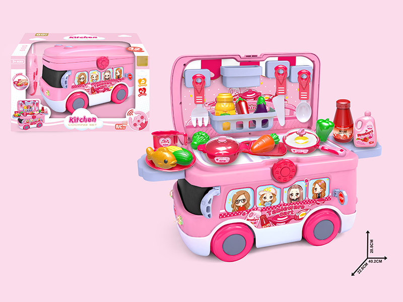 R/C Kitchen Bus Set With Light And Music