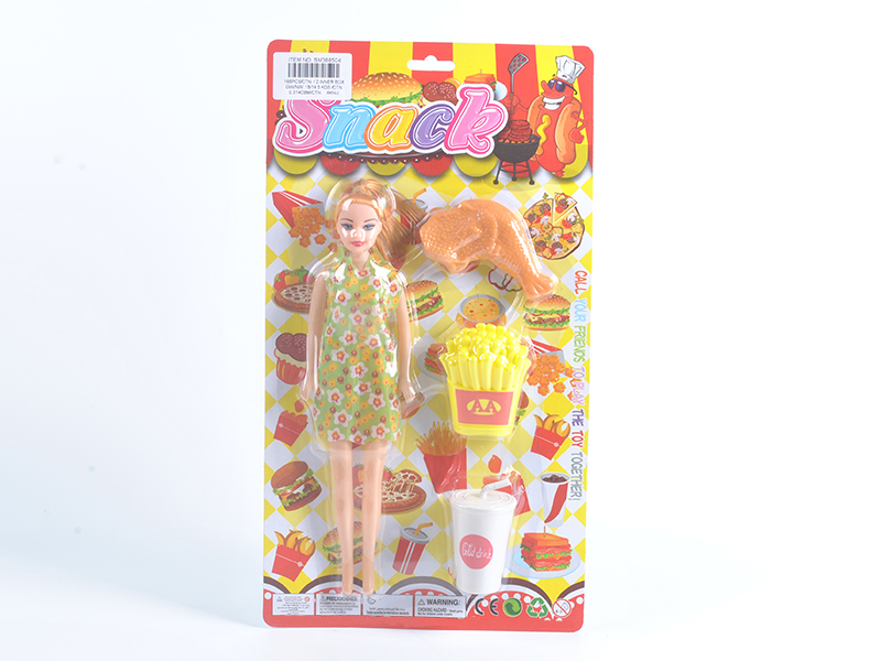 Barbie +  Fast Food Toy