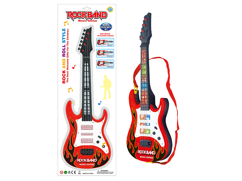 Guitar With Flash Music