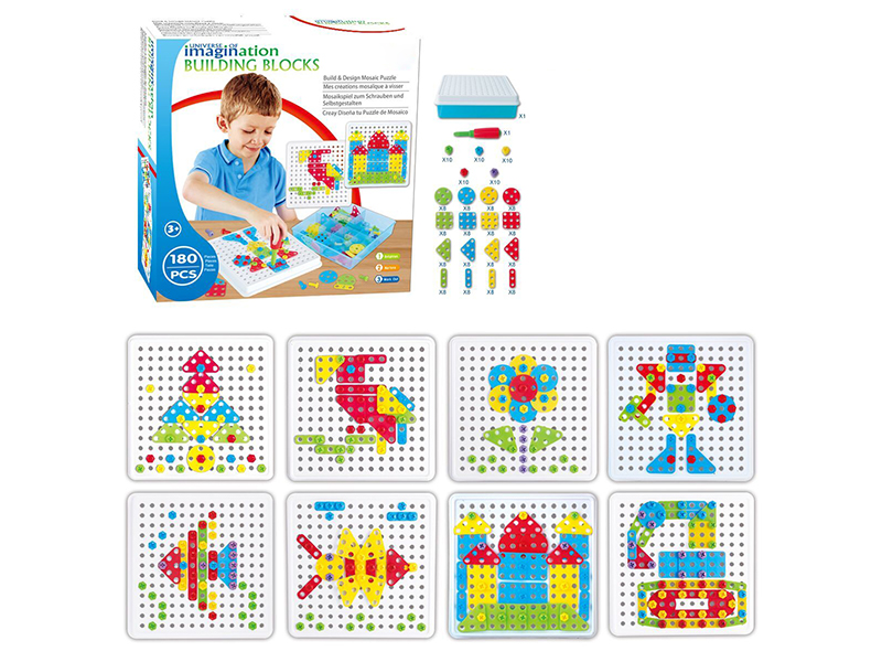 180PCS Building Blocks Puzzle Mixed Theme