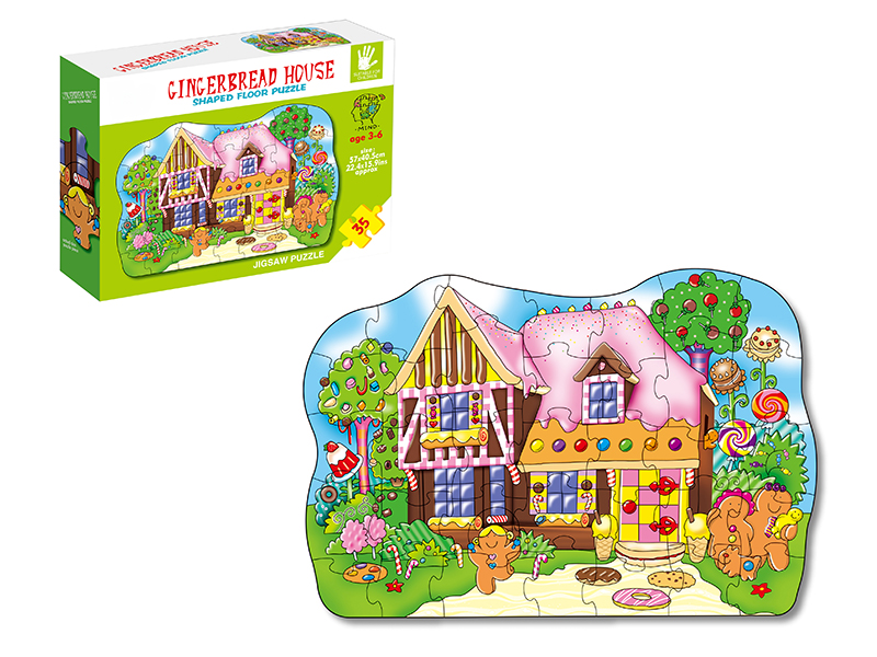35PCS Gingerbread House  Puzzle
