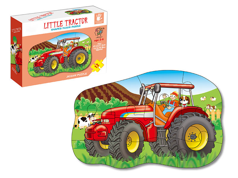 12pcs Small Tractor Puzzle