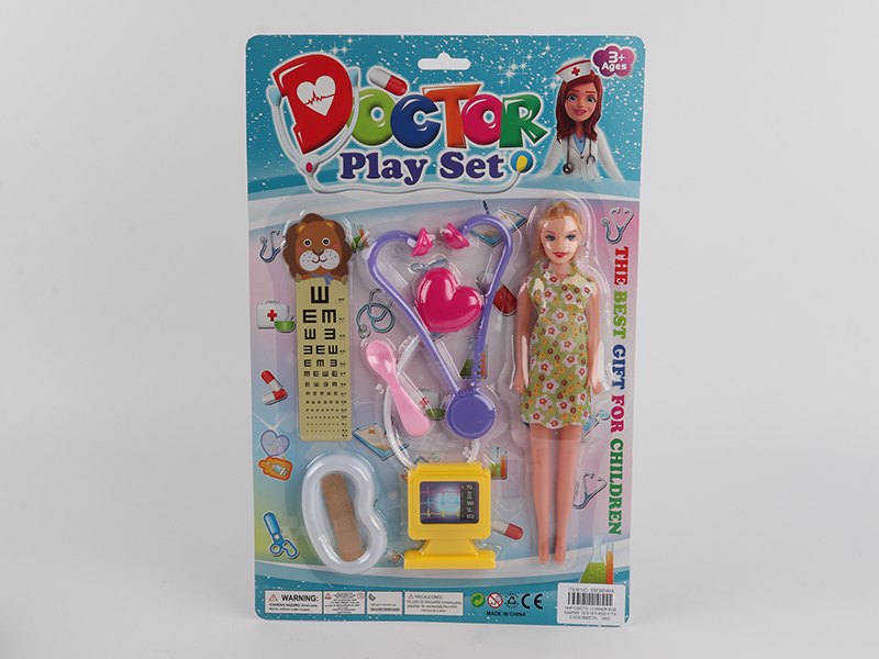 Barbie With Doctor Set