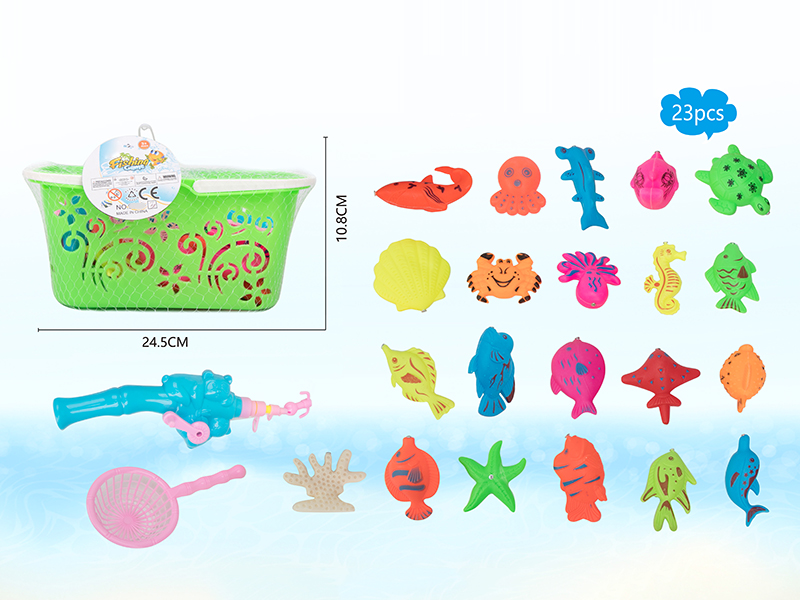 Hand Basket  Fishing Toy