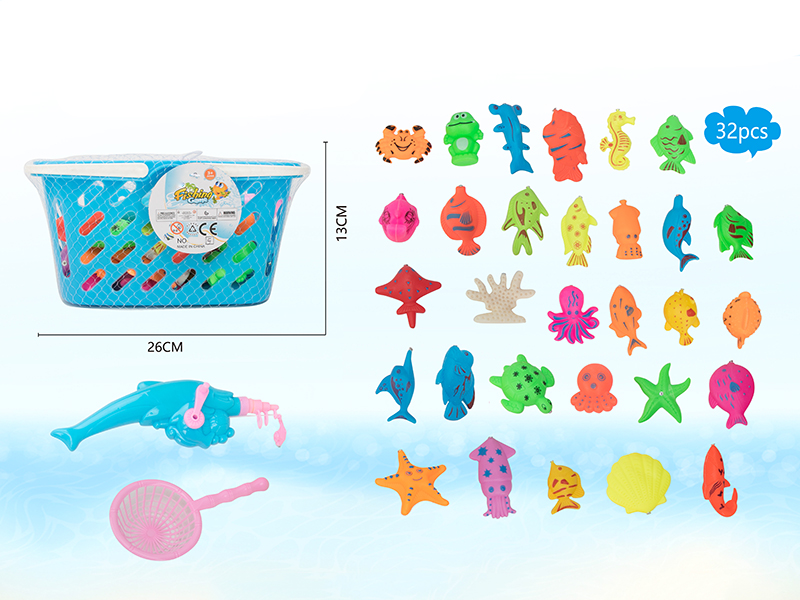 Hand Basket  Fishing Toy