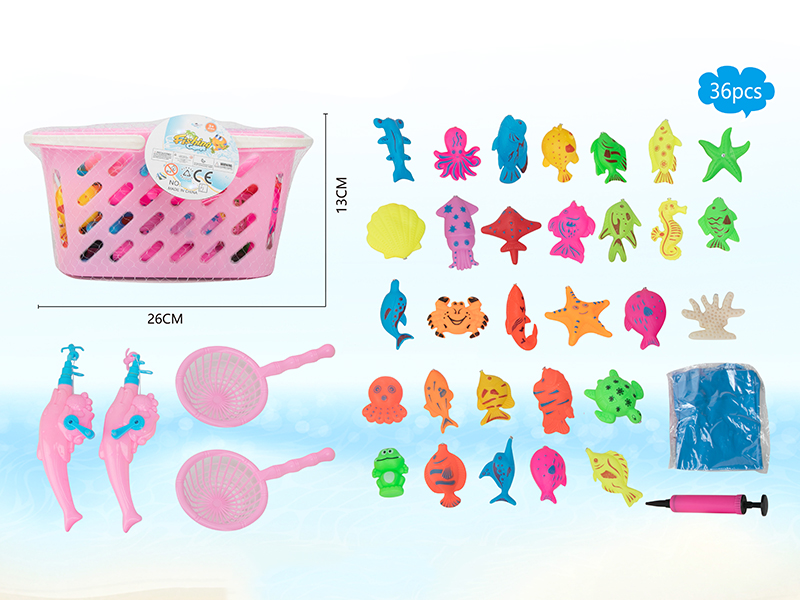 Hand Basket  Fishing Toy
