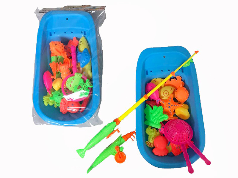 21PCS Fishing Toy