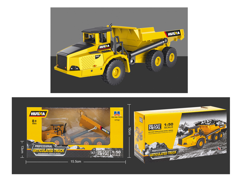 1:50 Half Alloy Articulated Truck
