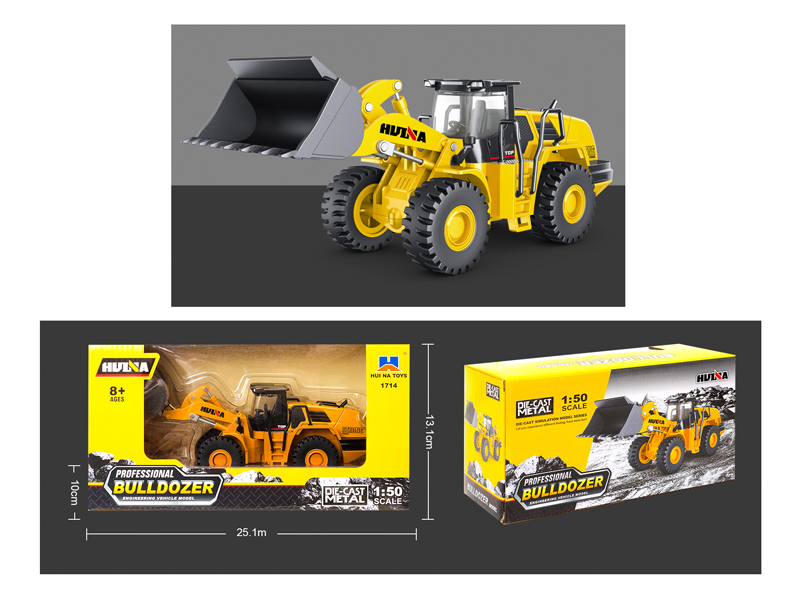 1:50 Half Alloy Bulldozer