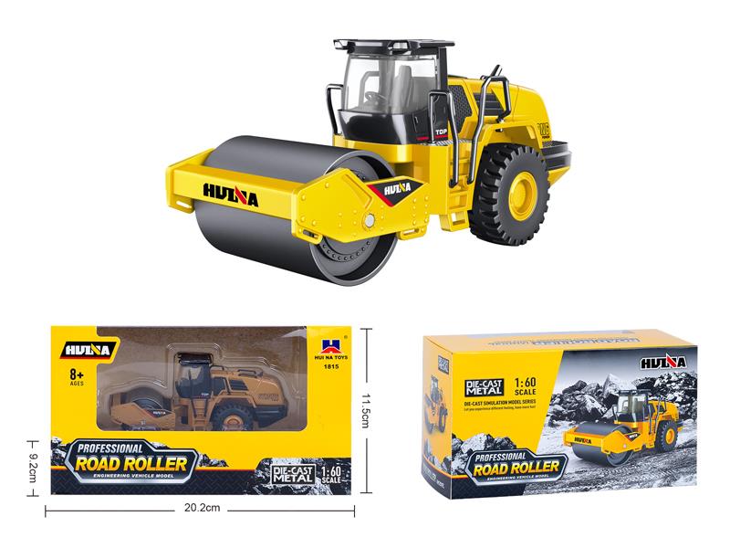 1:60 Half Alloy Road Roller