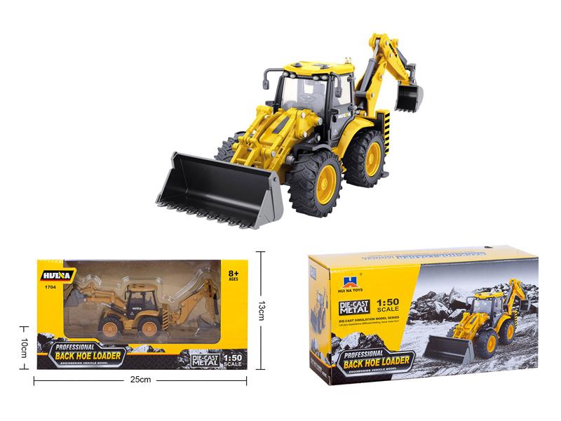 1:50 Half Alloy Back Hoe Loader