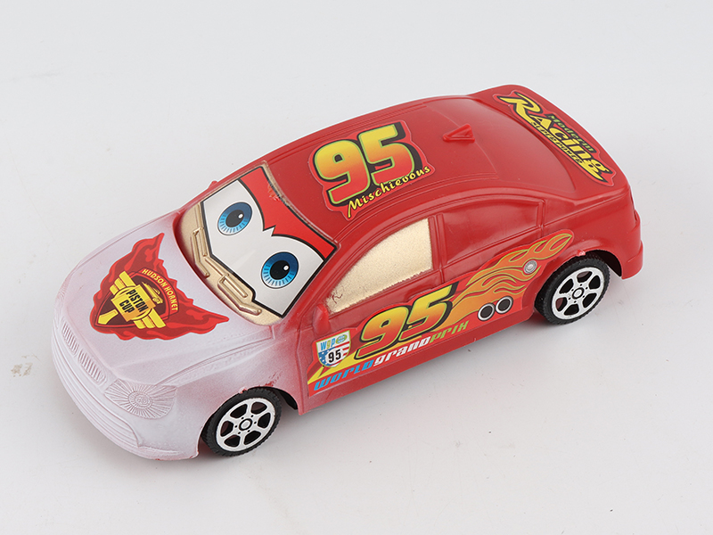 Friction Solid Color Racing Car