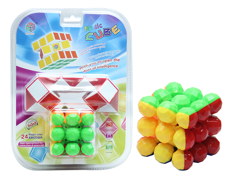 Third-Order Rubik's Cube +2.5cm Rubik's Snake