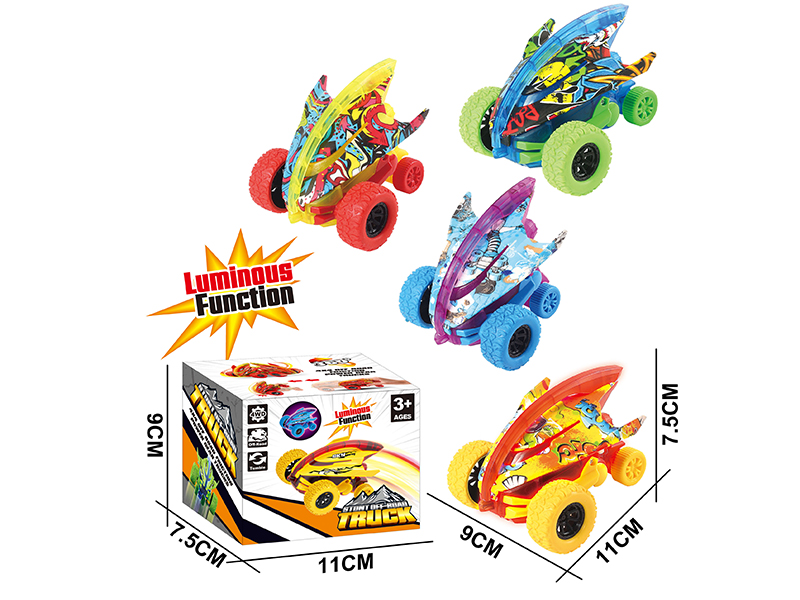Friction Stunt Rotating Car(With Noctilucent Function)