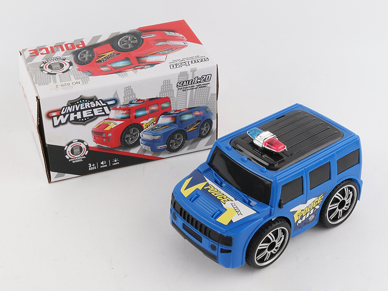 Q Edition B/O Go And Bump Police Car With 3D Light And Music