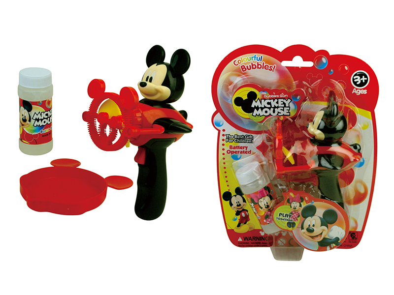B/O Mickey Mouse  Bubble Gun
