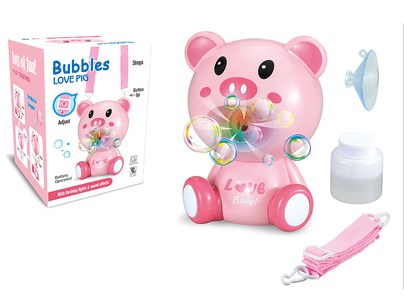 Love Pig Bubble Machine