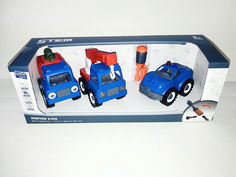 3pcs DIY Police Series