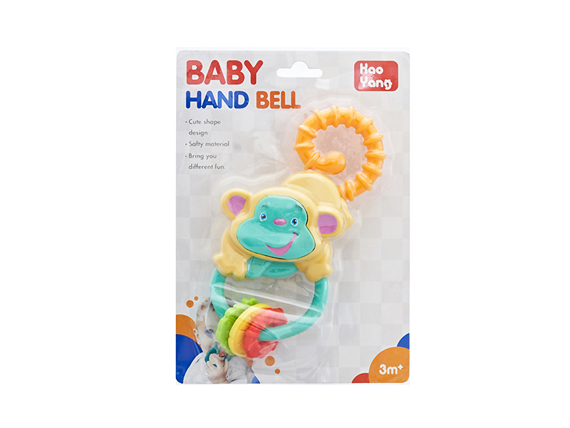 Teether Monkey Bell