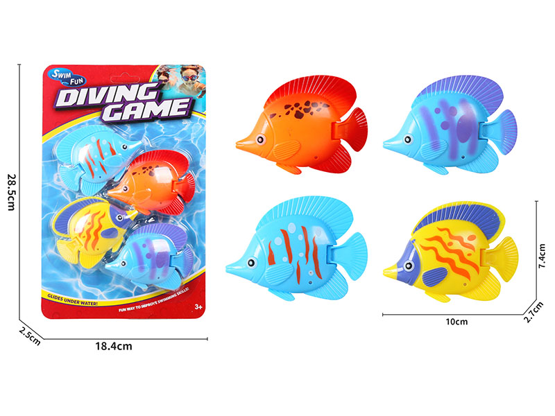 Diving  Tropical  Fish