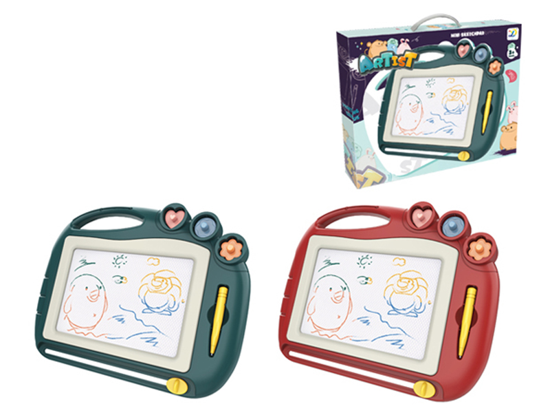 Middle Size Multicolor Magnetism Stamper Drawing Board
