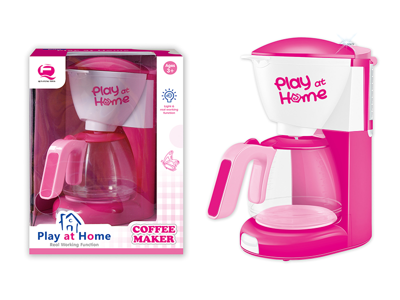 Pink Coffee Machine With