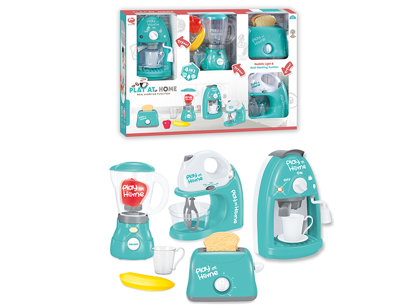 Light Green 4 In 1 Small Household Appliance Set