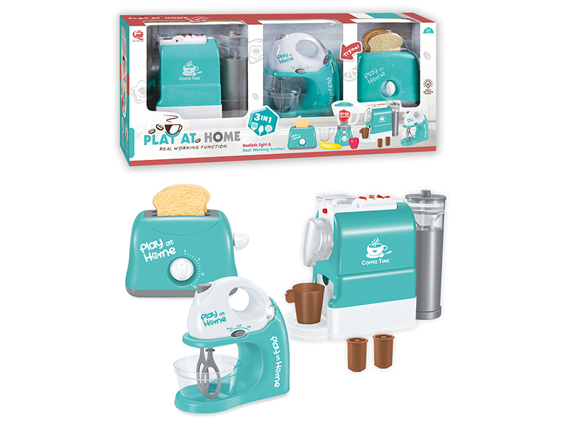 Light Green 3 In 1 Small Household Appliance Set
