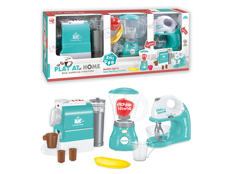 Light Green 3 In 1 Small Household Appliance Set