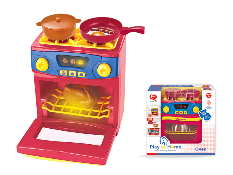 Oven With Lights And Simulated Sound
