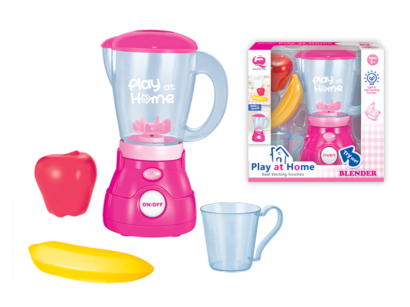 Pink B/O Rotating Juice Machine With Light