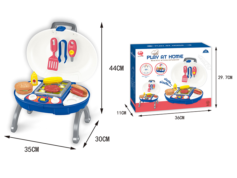 Simulated Sound Control BBQ Grill