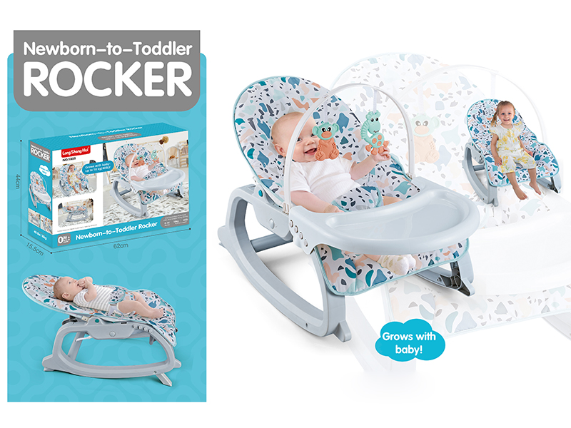 2 In 1 Music Vibration Baby Bouncer