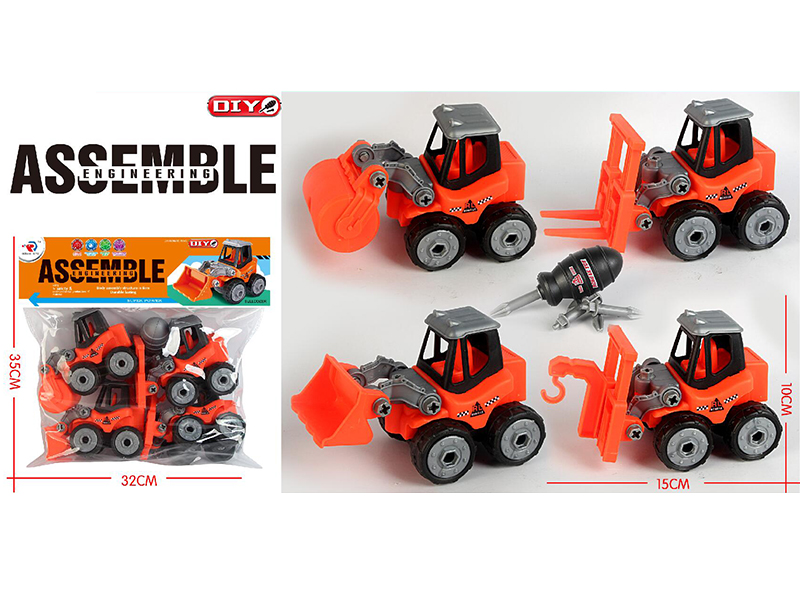 4 DIY Assembly Engineering Truck