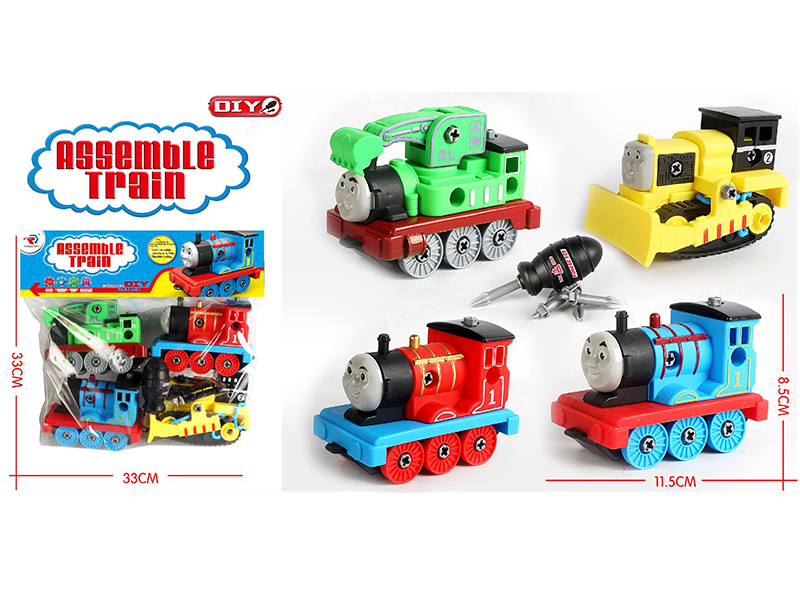 4 DIY Assembly Small Trains