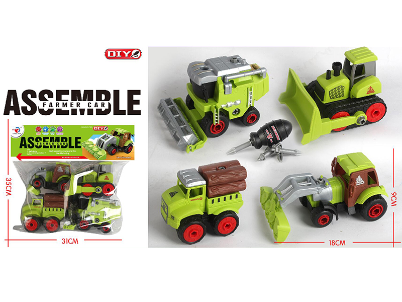4 DIY Assembly Farm Tractor 