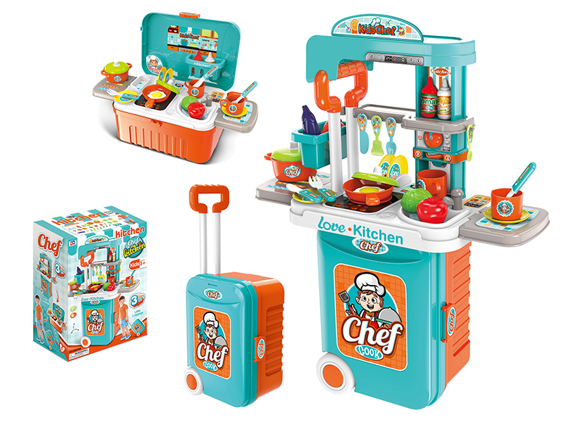 3 In 1 Kitchen Toy Luggage