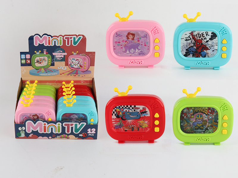 Mini TV With Light And Music 12pcs