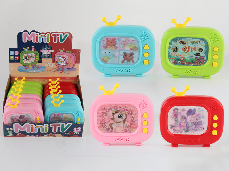 Mini TV With Light And Music 12pcs
