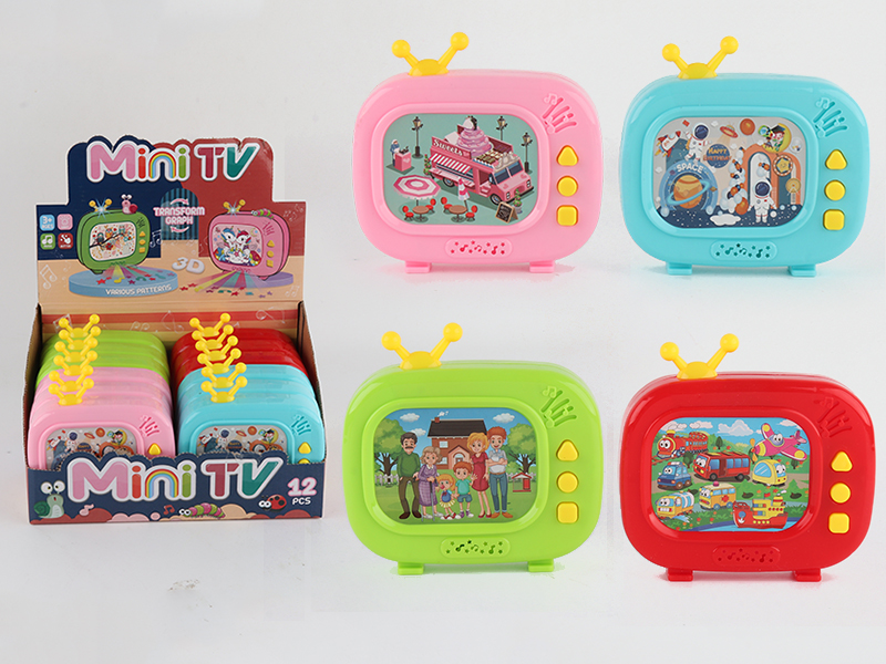 Mini TV With Light And Music 12pcs