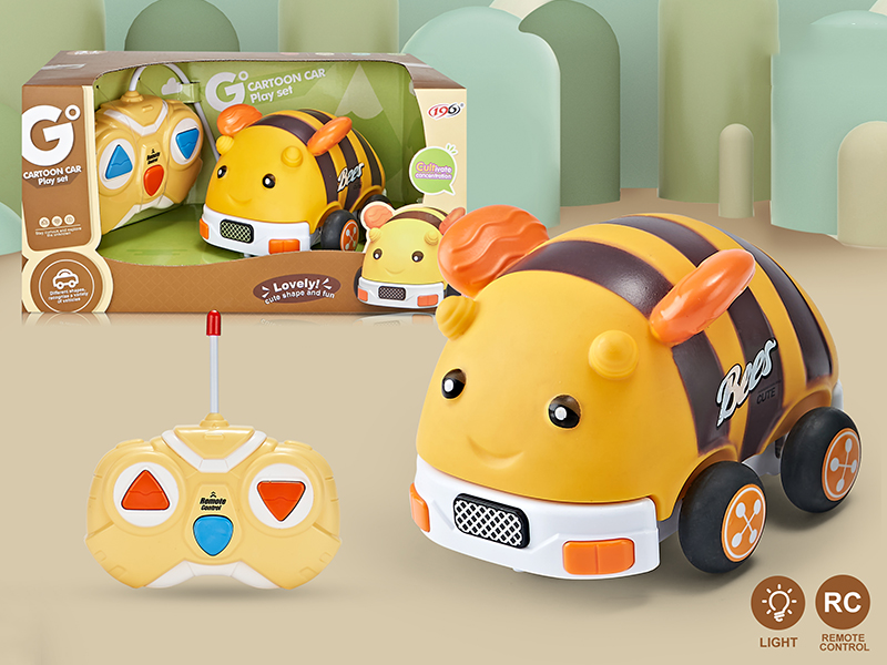 2CH Remote Control Vinyl Bee Car(With Light)