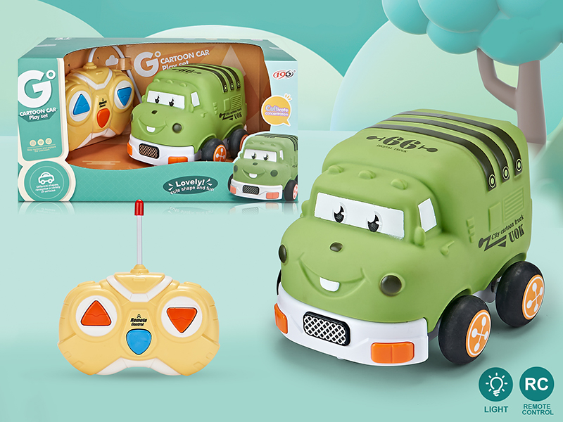 2CH Remote Control Vinyl Sanitation Truck (With Light)