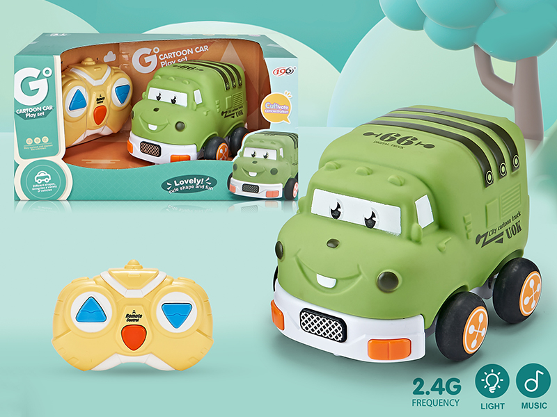 2.4G 3CH Remote Control Vinyl Sanitation Truck (With Light + Music)