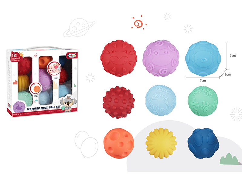 8pcs Vinyl Ball