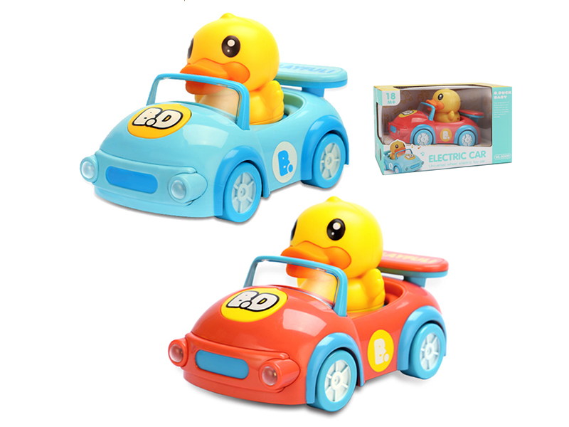 B/O Yellow Duck Car With Music And Light