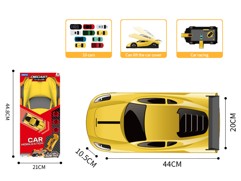 Alloy Race Car Set
