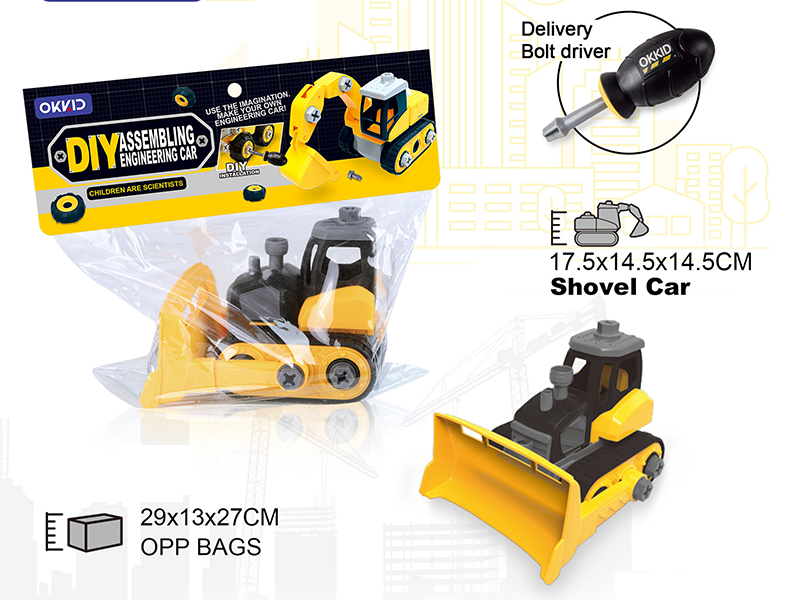 DIY Assembling Shovel Car