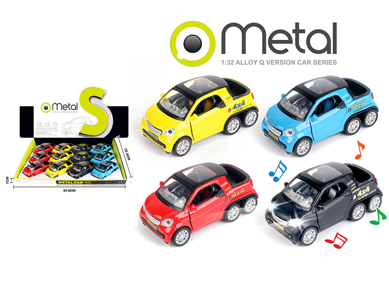 12PCS Alloy Pull Back Benz SM Pickup